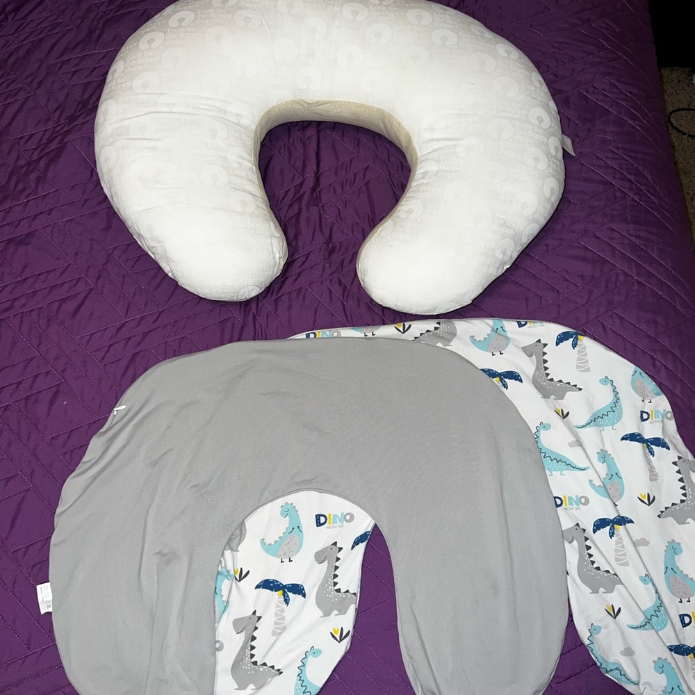 Boppy with two covers